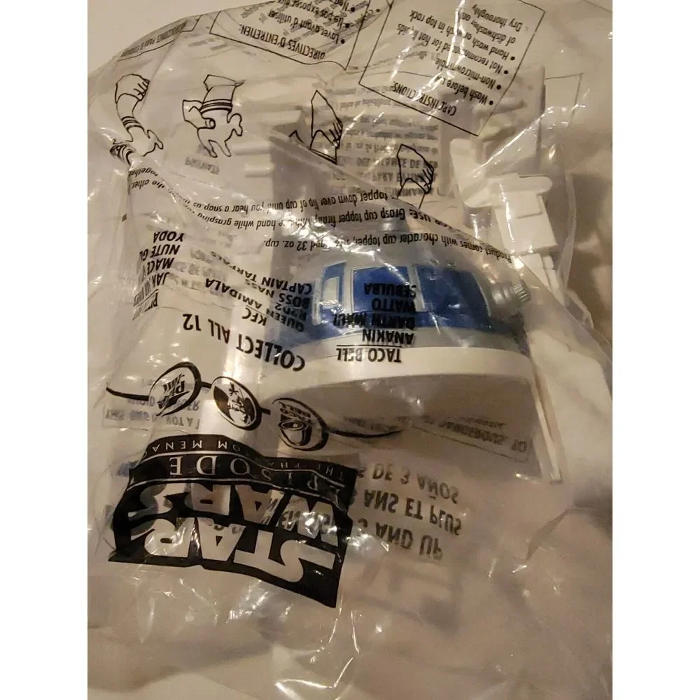 Star Wars Episode 1 Cup Only KFC Taco Bell Pizza Hut 1999 Vintage Topper Sealed